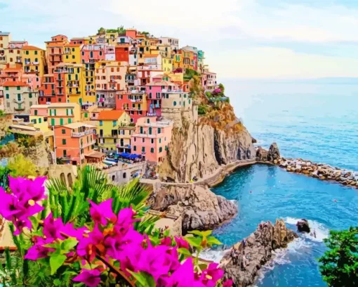 Cinque Terre Italy Diamond Painting