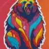 Colorful Bear Diamond Painting