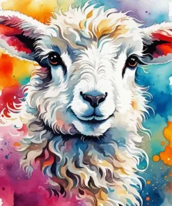 Cool Fluffy Lamb Art Diamond Painting