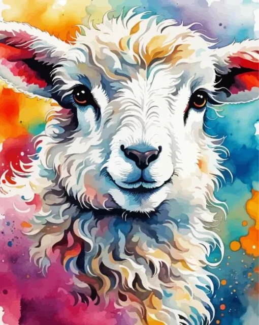 Cool Fluffy Lamb Art Diamond Painting