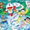 Cool Flying Doraemon Art Diamond Painting