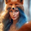 Cool Fox Woman Diamond Painting