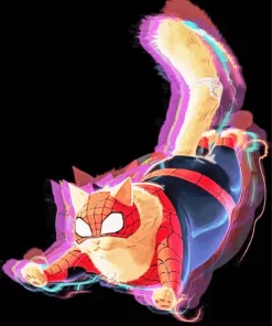 Cool Spider Cat Diamond Painting