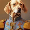 Dog Admiral Art Diamond Painting