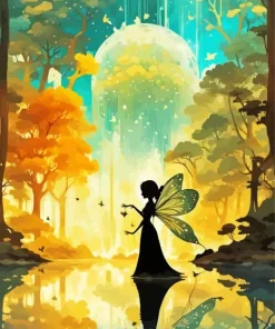 Fairy Silhouette Diamond Painting