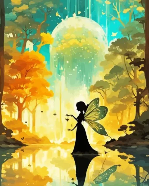 Fairy Silhouette Diamond Painting