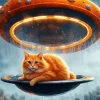 Fat Orange Cat Diamond Painting