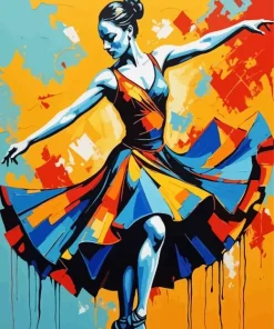 Female Dancer Diamond Painting