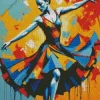 Female Dancer Diamond Painting