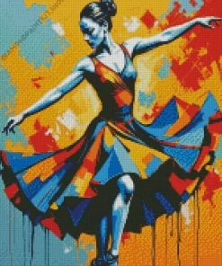 Female Dancer Diamond Painting