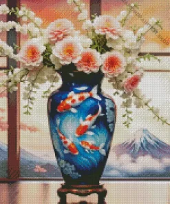 Flowers Vase Diamond Painting