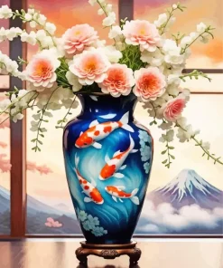 Flowers Vase Diamond Painting