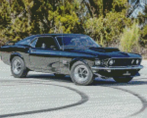 Ford Hitman Mustang Diamond Painting