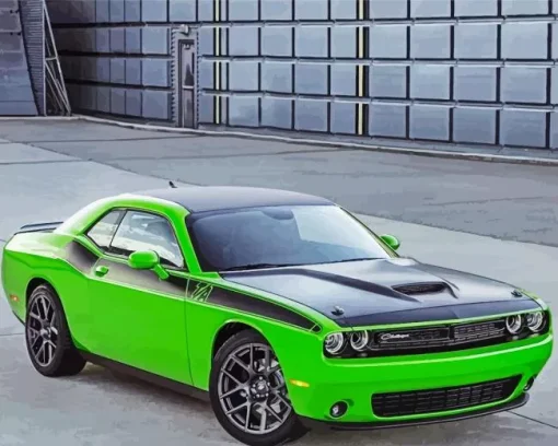 Green Dodge Charger Daytona 2016 Diamond Painting