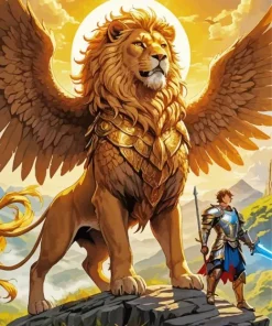 Griffin Lion Diamond Painting