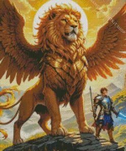 Griffin Lion Diamond Painting