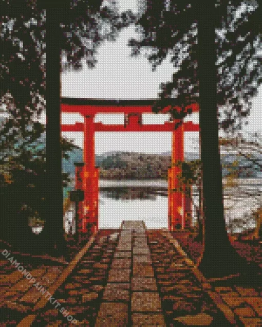 Hakone Shinto Shrine Diamond Painting