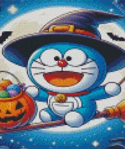 Halloween Doraemon Diamond Painting