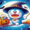 Halloween Doraemon Diamond Painting