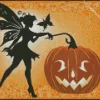 Halloween Fairy Silhouette Diamond Painting