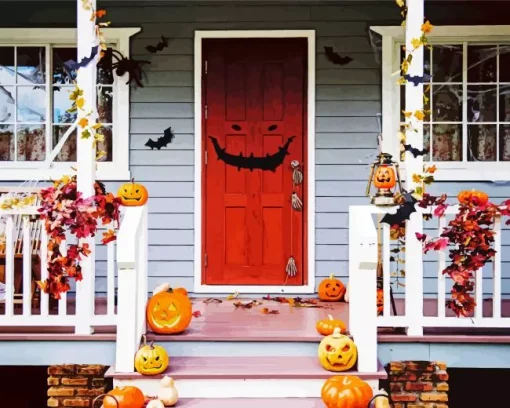 Halloween House Diamond Painting