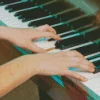 Hands Playing Piano Diamond Painting