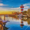 Harbour Town Lighthouse Diamond Painting