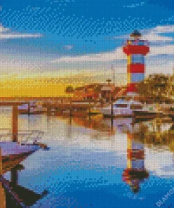 Harbour Town Lighthouse Diamond Painting