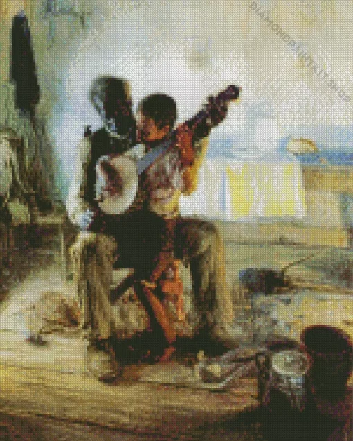 Henry O Tanner The Banjo Lesson Diamond Painting