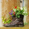 Hiking Boots With Flowers Diamond Painting