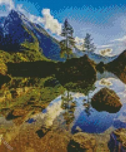 Hintersee Lake Diamond Painting