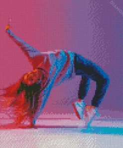 Hip Hop Dancer Diamond Painting