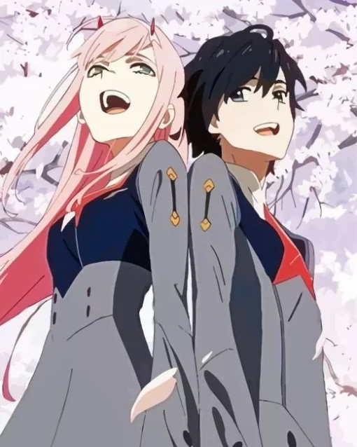 Hiro And Zero Two Diamond Painting