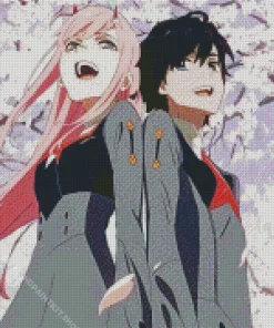 Hiro And Zero Two Diamond Painting