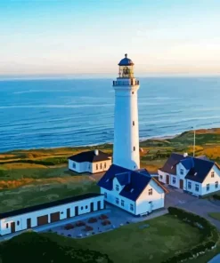 Hirtshals Fyr Lighthouse Diamond Painting