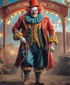 Hobo Clown Diamond Painting