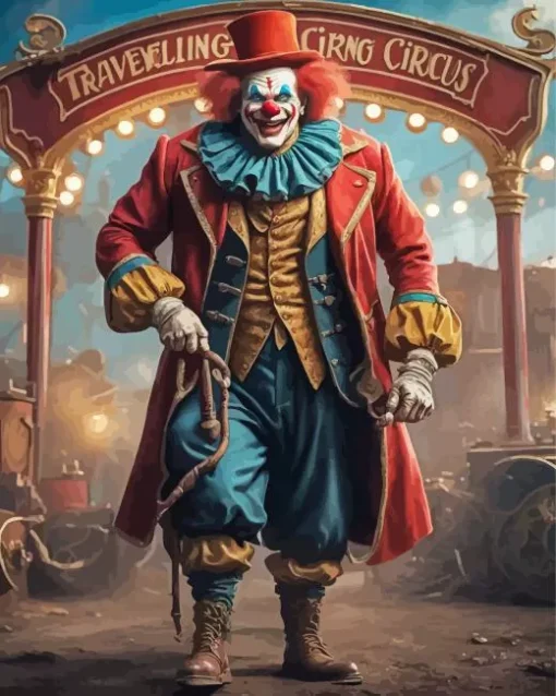 Hobo Clown Diamond Painting