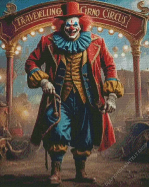 Hobo Clown Diamond Painting