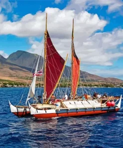 Hokulea Boat Diamond Painting