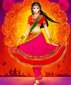 Indian Dancer Diamond Painting