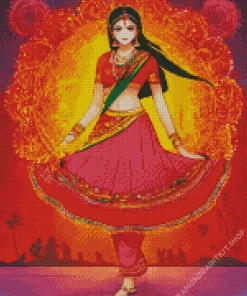 Indian Dancer Diamond Painting