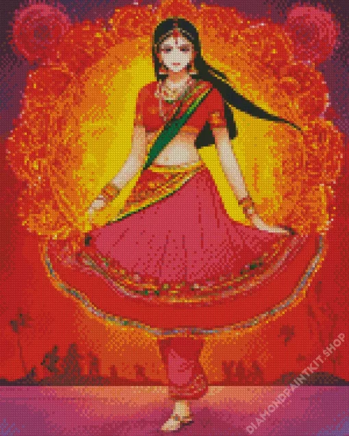 Indian Dancer Diamond Painting