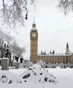 London Snow Diamond Painting