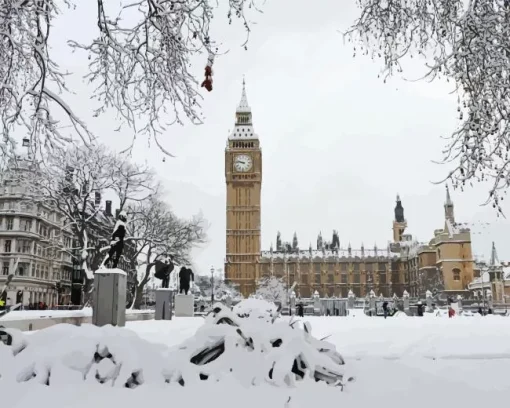 London Snow Diamond Painting