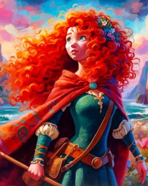 Merida Disney Art Diamond Painting