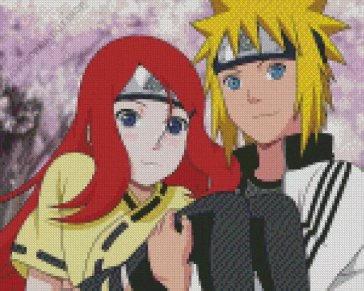 Minato And Kushina Diamond Painting