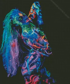 Neon Body Art Diamond Painting