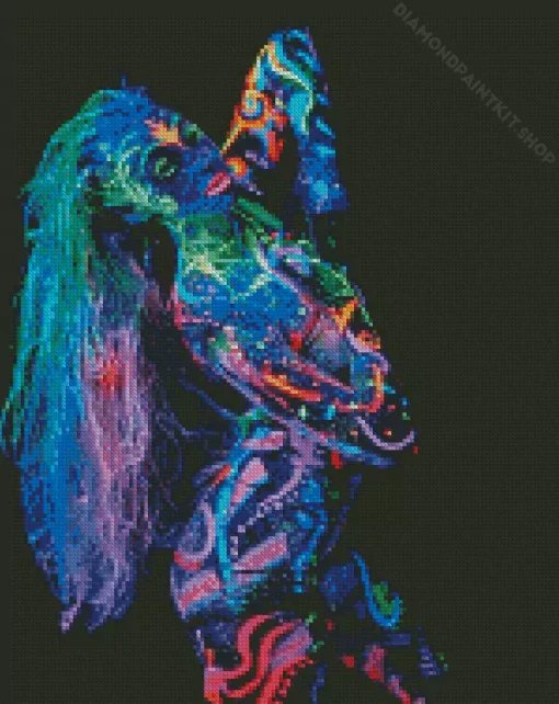 Neon Body Art Diamond Painting