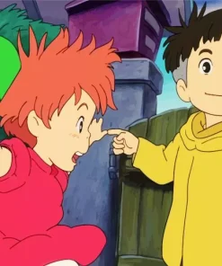 Ponyo And Sosuke Diamond Painting