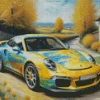 Porsche Illustration Diamond Painting